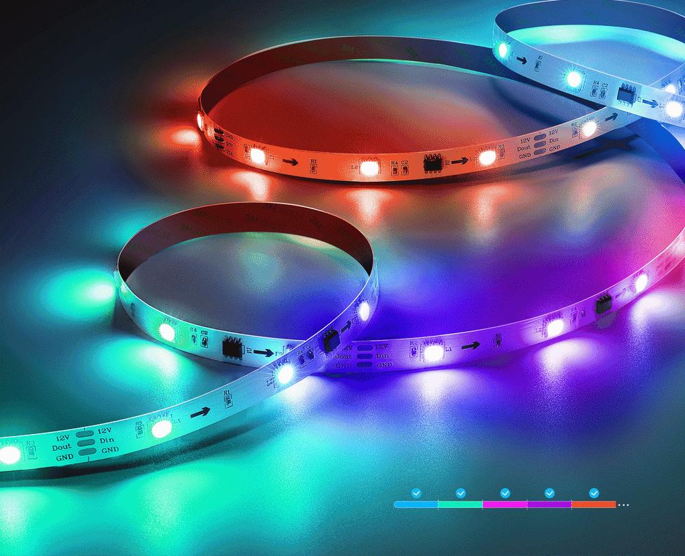 Color Changing LED Strip Lights with Remote – Stripoo